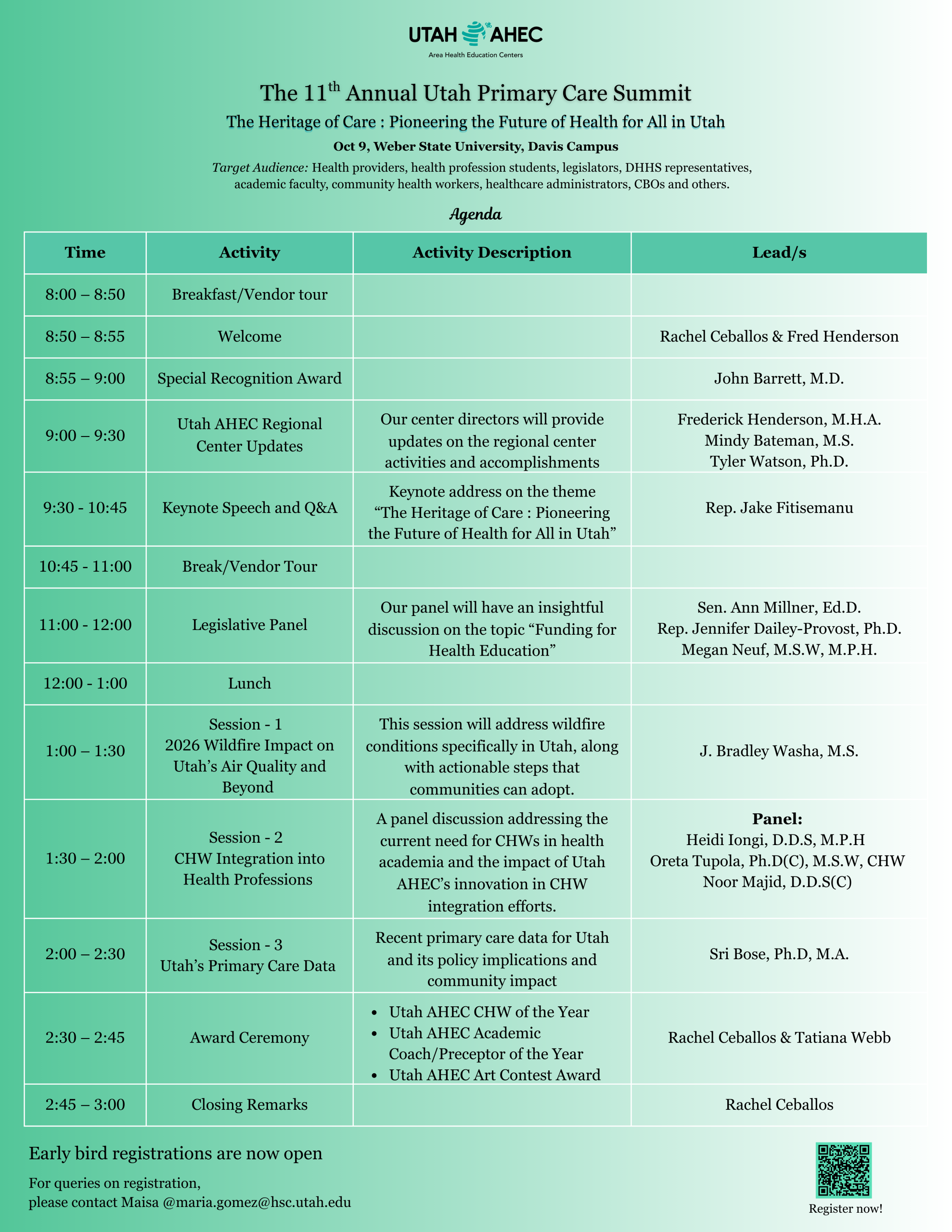 Final Agenda, 11th AUPCS